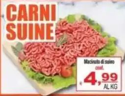 CTS Supermercati Macinato di suino offerta