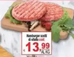CTS Supermercati Hamburger scelti di vitello offerta