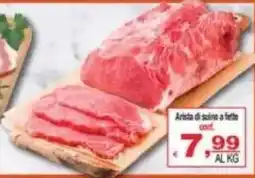 CTS Supermercati Arista di suino a fette offerta