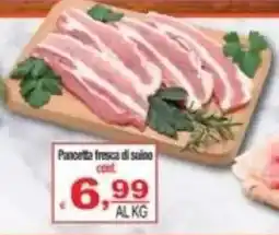 CTS Supermercati Pancetta fresca di suino offerta