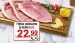 CTS Supermercati Fettine scellissime di vitello offerta