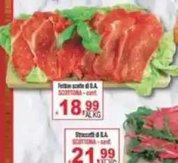 CTS Supermercati Fettine sciate di B.A. SCOTTONA offerta