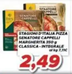 MA Supermercati Stagioni d'Italia pizza Senatori Cappelli Margherita offerta