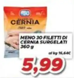 MA Supermercati Filetti di cernia surgelati offerta