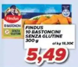 MA Supermercati Findus 10 bastoncini senza glutine offerta