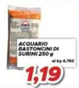 MA Supermercati Acquario bastoncini di surimi offerta