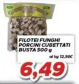 MA Supermercati Filotei funghi porcini cubettati offerta