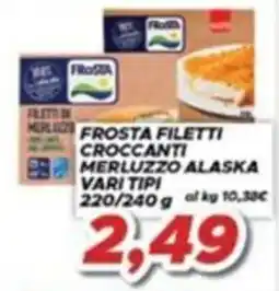 MA Supermercati Frosta filetti croccanti merluzzo alaska offerta