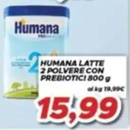 MA Supermercati Humana Latte 2 Polvere con Prebiotici offerta