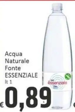 Paghi Poco Acqua Naturale Fonte Essenziale offerta