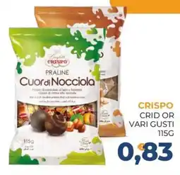 Moderna Crispo praline cuor di nocciole offerta