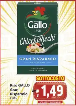 Paghi Poco Riso Gallo Gran Risparmio offerta