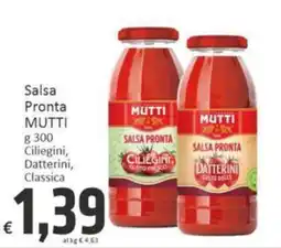 Paghi Poco Salsa Pronta MUTTI offerta