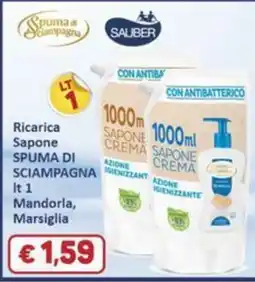 Paghi Poco Ricarica Sapone SPUMA DI SCIAMPAGNA offerta