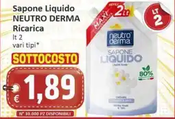 Paghi Poco Sapone liquido Neutro Derma offerta