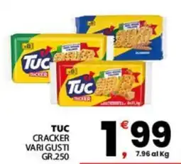 Despar Sicilia Tuc cracker vari gusti offerta