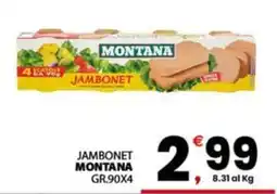 Despar Sicilia Jambonet Montana offerta