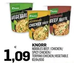 Al Discount Knorr noodles offerta