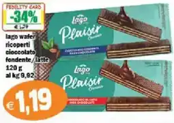 Il Castoro Supermercati Lago Plaisir wafer offerta