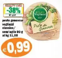 Il Castoro Supermercati Pesto alla Genovese Vogliazzi offerta
