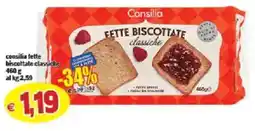 Il Castoro Supermercati Consilia fette biscottate classiche offerta