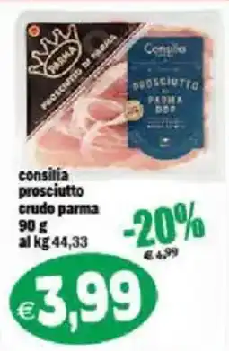 Il Castoro Supermercati Consilia prosciutto crudo parma offerta