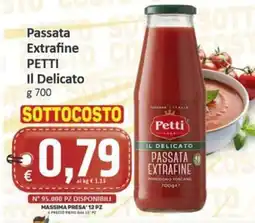 Paghi Poco Passata extrafine Petti Il Delicato offerta