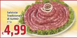 Paghi Poco Salsiccia Tradizionale di SUINO offerta