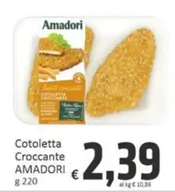 Paghi Poco Cotoletta Croccante Amadori offerta