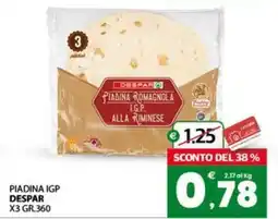 Despar Sicilia Piadina IGP Despar offerta
