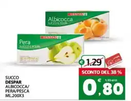 Despar Sicilia Succo Despar albicocca/pera/pesca offerta