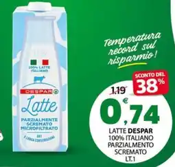 Despar Sicilia Latte Despar offerta