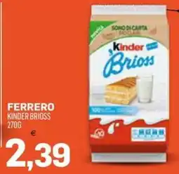 Al Discount Ferrero Kinder Brioss offerta