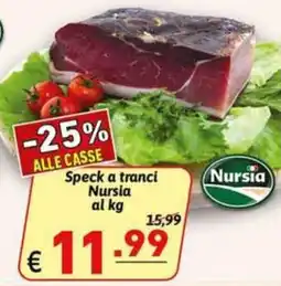 Ipercarni Speck a tranci Nursia offerta