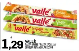 Al Discount Valle pasta sfoglia offerta