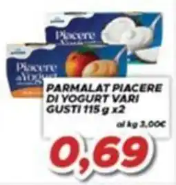 MA Supermercati Parmalat Piacer di Yogurt Vari offerta