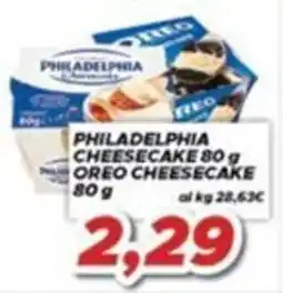 MA Supermercati Philadelphia cheesecake Oreo cheesecake offerta