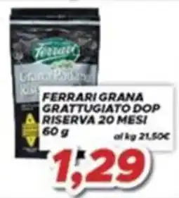 MA Supermercati Ferrari grana grattugiato dop riserva 20 mesi offerta