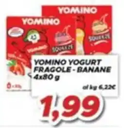 MA Supermercati Yomino yogurt fragole-banane offerta