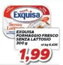 MA Supermercati Exquisa formaggio fresco senza lattosio offerta
