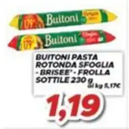 MA Supermercati Buitoni pasta rotonda sfoglia - brisee - frolla sottile offerta