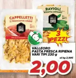 MA Supermercati Valleoro pasta fresca ripiena vari tipi offerta