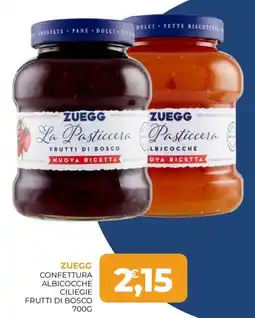 Moderna Zuegg confettura albicocche ciliegie frutti di bosco offerta