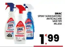 Despar Sicilia Smac spray sgrassatore/anticalcare offerta