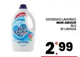 Despar Sicilia Detersivo lavatrice Mon Amour Blu offerta