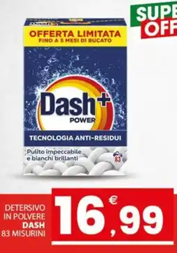 Despar Sicilia Detersivo in polvere Dash offerta