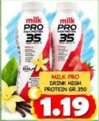 Milk Pro drink high protein