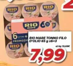 MA Supermercati Rio mare tonno filo d'olio offerta
