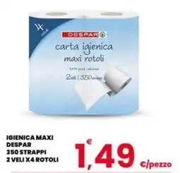Despar Sicilia carta igienica maxi rotoli Despar offerta