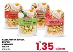 Despar Sicilia Pasta fresca ripiena Despar offerta